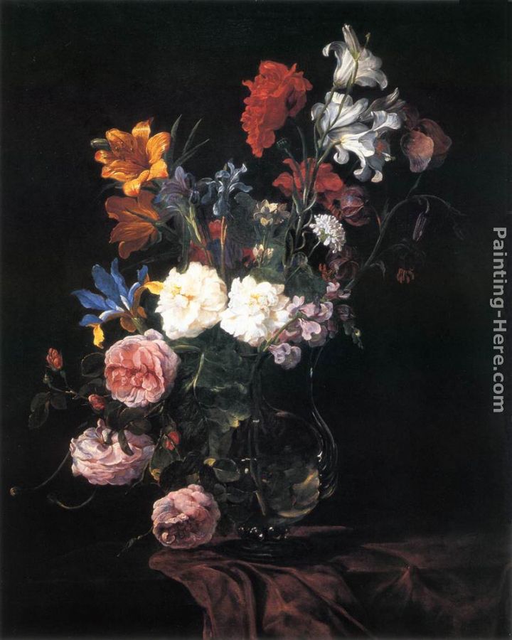 Vase of Flowers painting - Jan Fyt Vase of Flowers art painting